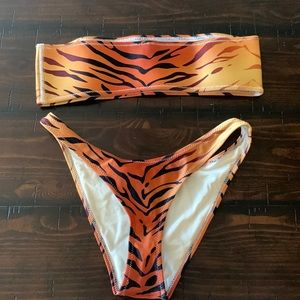 triangl tiger bikini